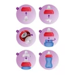 Philips Avent Puha harapásálló csőrös pohár 300 ml LILA