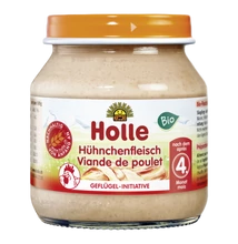 Holle Bio Csirkehús - üveges bébiétel 125g 5 hónapos kortól
