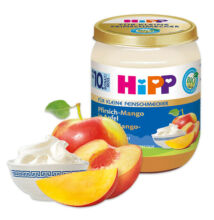HiPP BIO Gyümölcs és joghurt őszibarack-mangó almában görög joghurttal 10 hónapos kortól 160g 