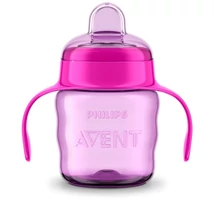 Philips AVENT Itatópohár Classic 200 ml itatófüllel lányos 6+