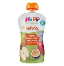 HiPP HiPPiS BIO mango-maracuja almás körtében gyümölcspép 1 éves kortól 100g