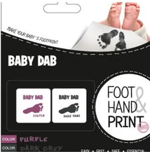 Baby Dab lenyomatkészítő Lila/Szürke