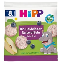 HiPP BIO almás-áfonyás rizskorong 8 hónapos kortól 30g