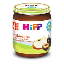 HiPP BIO szilva-alma gyümölcskészítmény bébidesszert 4 hónapos kortól 125g