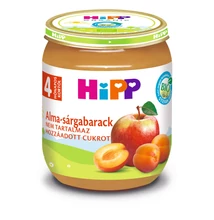 HiPP BIO Alma-sárgabarack bébidesszert 4 hónapos kortól 125g