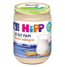 HiPP Jó Éjt Papi BIO natúr tejbegríz bébidesszert 6 hónapos kortól 190g