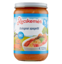 Kecskeméti Bolognai spagetti bébiétel 8 hónapos kortól 220g