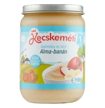 Kecskeméti bio gyümölcs és túró alma-banán bébidesszert 7 hónapos kortól 190g