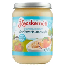 Kecskeméti bio gyümölcs és joghurt őszibarack-maracuja bébidesszert 7 hónapos kortól 190g