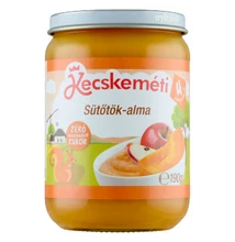 Kecskeméti Sütőtök-alma bébiétel 4 hónapos kortól 190g