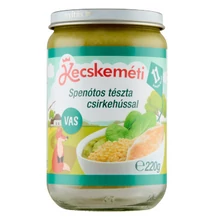 Kecskeméti Spenótos tészta csirkehússal és burgonyával 11 hónapos kortól 220g