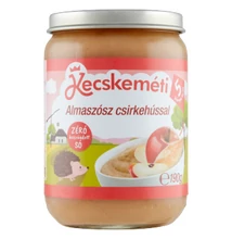 Kecskeméti almaszósz csirkehússal bébiétel 5 hónapos kortól 190g