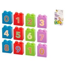 Lulabi - Számozott építőkocka, 12darabos (1doboz) 1 éves kortól 
