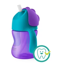 Philips AVENT Itatópohár rugalmas szívószállal 200ml lányos