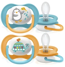Philips Avent Ultra air játszócumi állatos 6-18 hó fiús 2 db