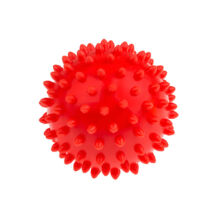 TULLO Masszázs labda, piros, 9 cm 6 hónapos kortól