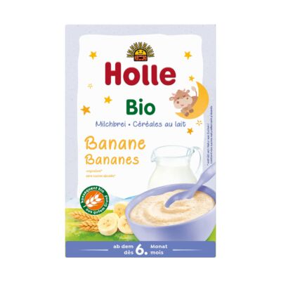 Holle Bio Banános tejkása 250g 6 hónapos kortól