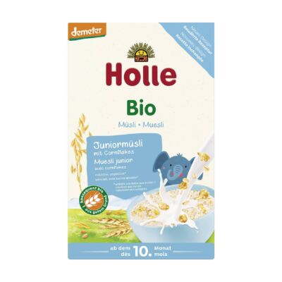 Holle Bio Többmagvas Junior müzli kukoricapehellyel - Demeter 250g 10 hónapos kortól