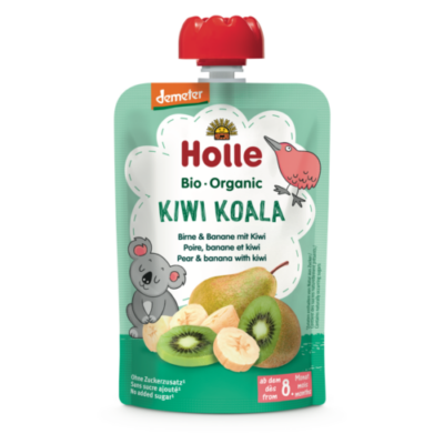 Holle Bio Kiwi Koala - Tasak körte és banán kivivel - Demeter 100g 8 hónapos kortól