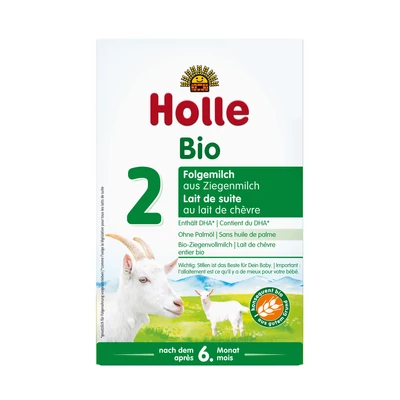 Holle Bio Kecsketej alapú 2-es csecsemőtápszer 400g 6 hónapos kortól