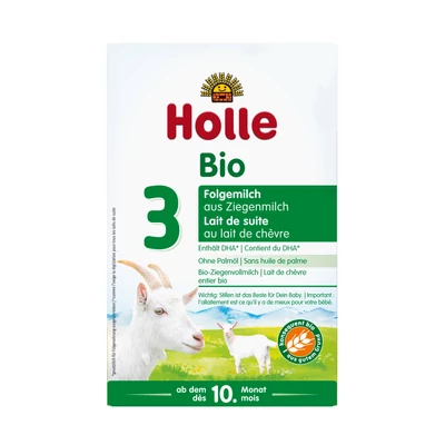 Holle Bio Kecsketej alapú 3-as csecsemőtápszer 400g 10 hónapos kortól