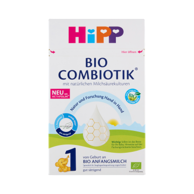 HiPP 1 BIO Combiotik tejalapú anyatej-helyettesítő tápszer újszülött kortól 600g