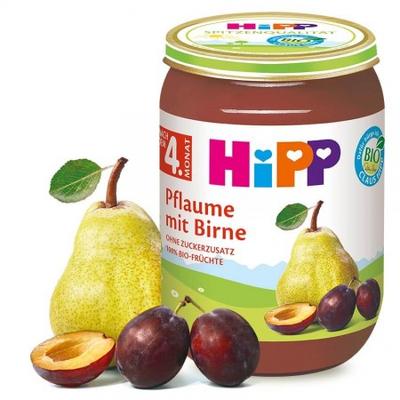 Hipp BIO Gyümölcspüré Szilva-körte 5 hónapos kortól 190g