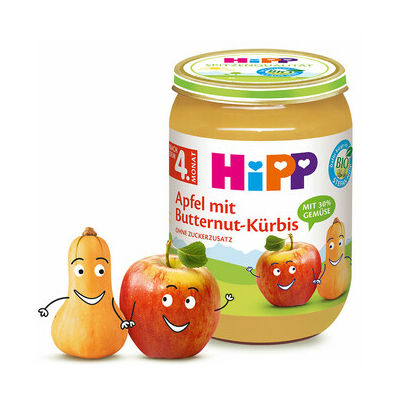 HiPP BIO Alma sütőtökkel 5 hónapos kortól 190g
