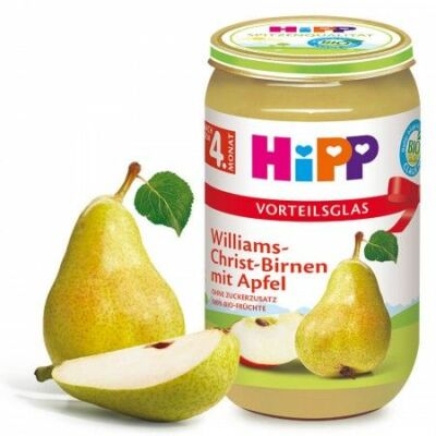HiPP BIO Vilmoskörte-almával 5 hónapos kortól 250g