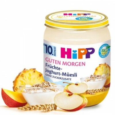 HiPP BIO Reggeli müzli Gyümölcs-joghurt 10 hónapos kortól 160g