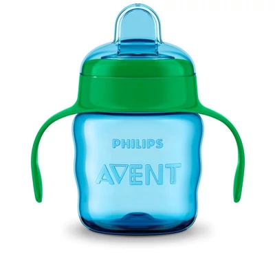 Philips AVENT Itatópohár Classic 200 ml itatófüllel fiús 6+