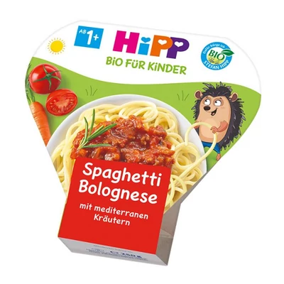 HiPP BIO Menü Bolognai Spagetti 1 éves kor felett 250g