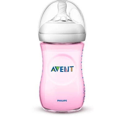 Philips AVENT Natural Cumisüveg PP 260 ml rózsaszín lányos 1+