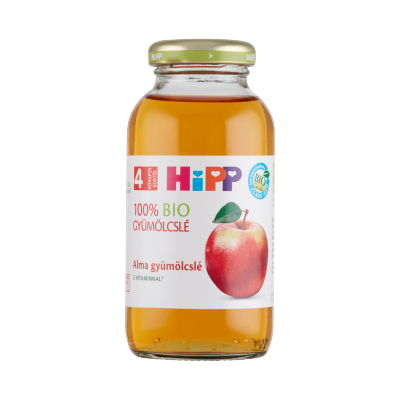 HiPP BIO alma gyümölcslé bébiital 4 hónapos kortól 0,2 l