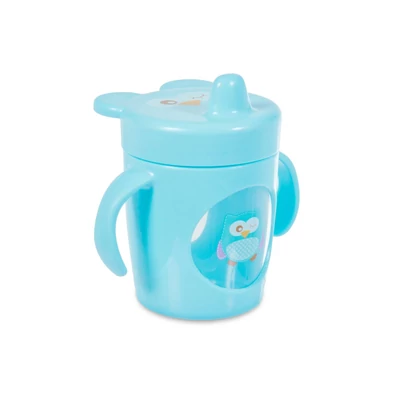 Lulabi - Bagoly, Itatópohár 6 hónapos kortól, kék 260ml