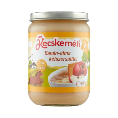 Kecskeméti Banán-alma kétszersülttel 4 hónapos kortól 190g