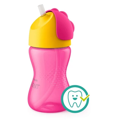 Philips AVENT Itatópohár rugalmas szívószállal 300ml lányos