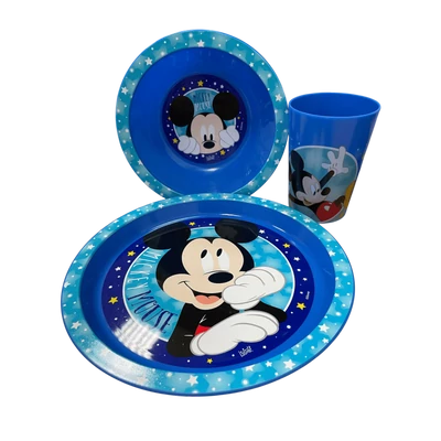 Étkészlet - Disney Mickey és barátai (3 darabos) 