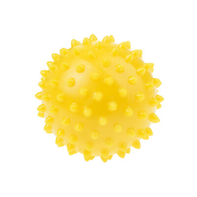 TULLO Masszázs labda, sárga, 7,6 cm 6hónapos kortól