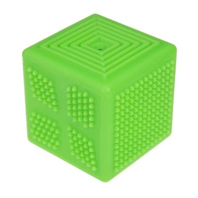 TULLO Készségfejlesztő kocka, zöld, 0+ hó